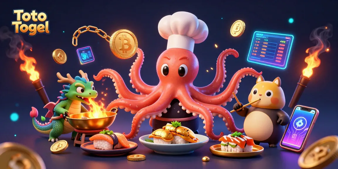 Toto Togel menawarkan strategi menang di ilustrasi kasino 3D dengan tokoh menarik.