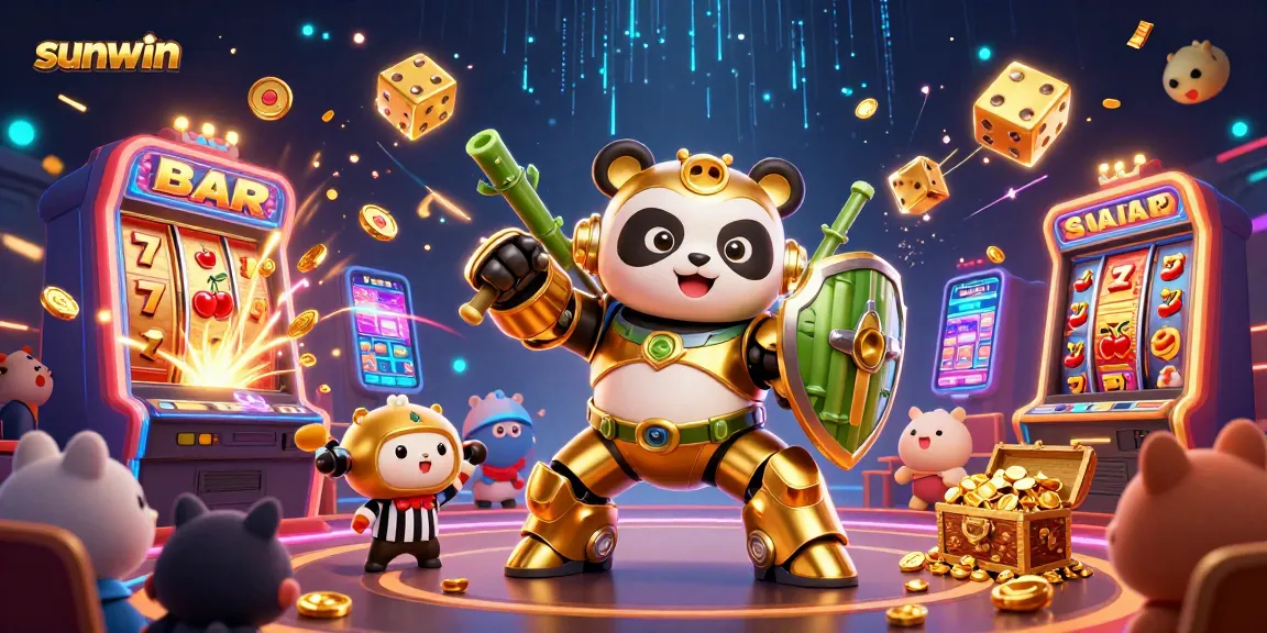 Experience thrilling moments with sunwin in a vibrant casino adventure illustration.