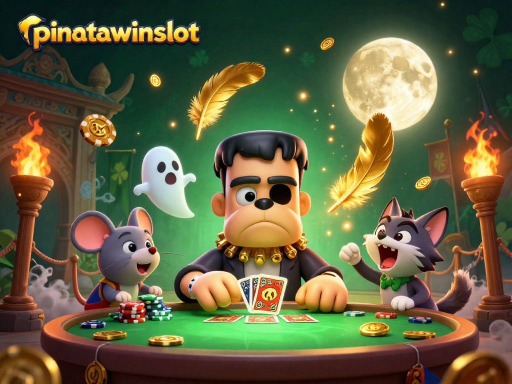 Experience vibrant gameplay in pinatawinsslot with 3D characters and a thrilling casino atmosphere.