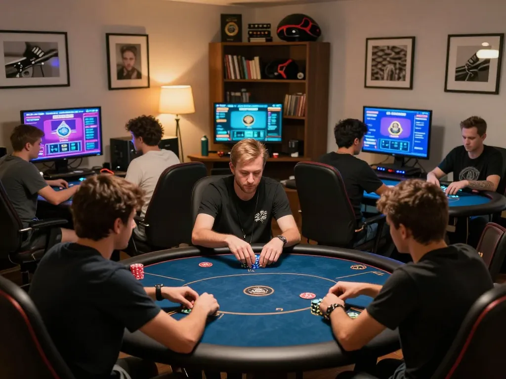 Players enjoy competitive online poker on their devices, discovering strategies with 88aa.
