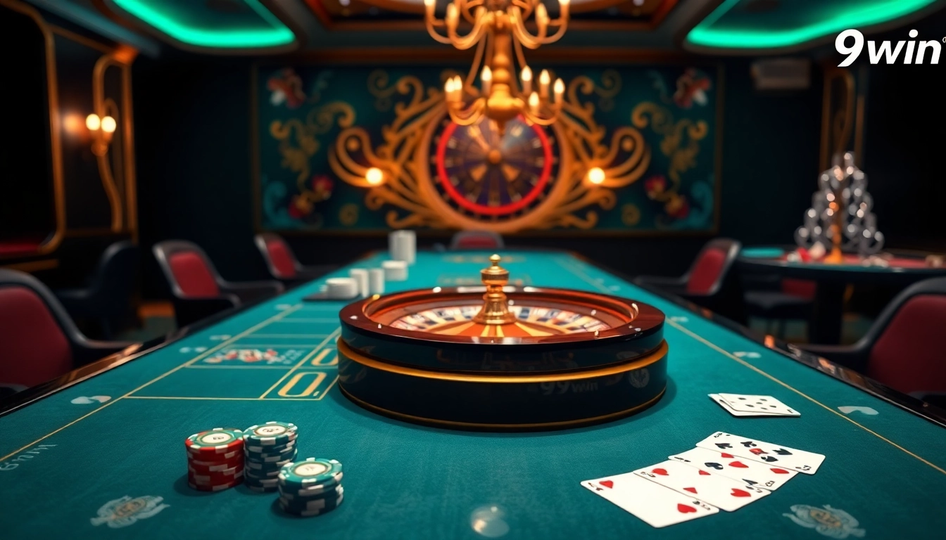 Experience thrilling wins at 99win with an elegant casino game setup featuring poker chips and cards.