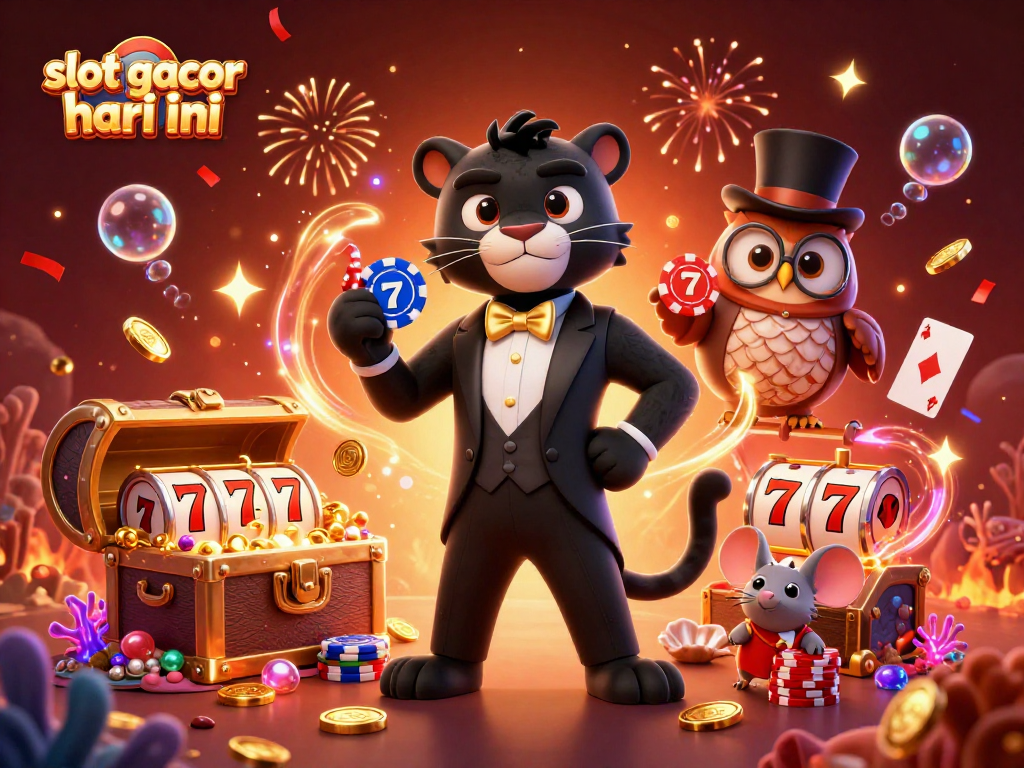 Engage with slot gacor hari ini's thrilling gameplay and experience rich visuals of casino elements.