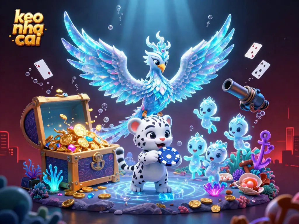 Engage in thrilling gaming activities with keo nha cai, featuring vibrant characters and captivating elements.