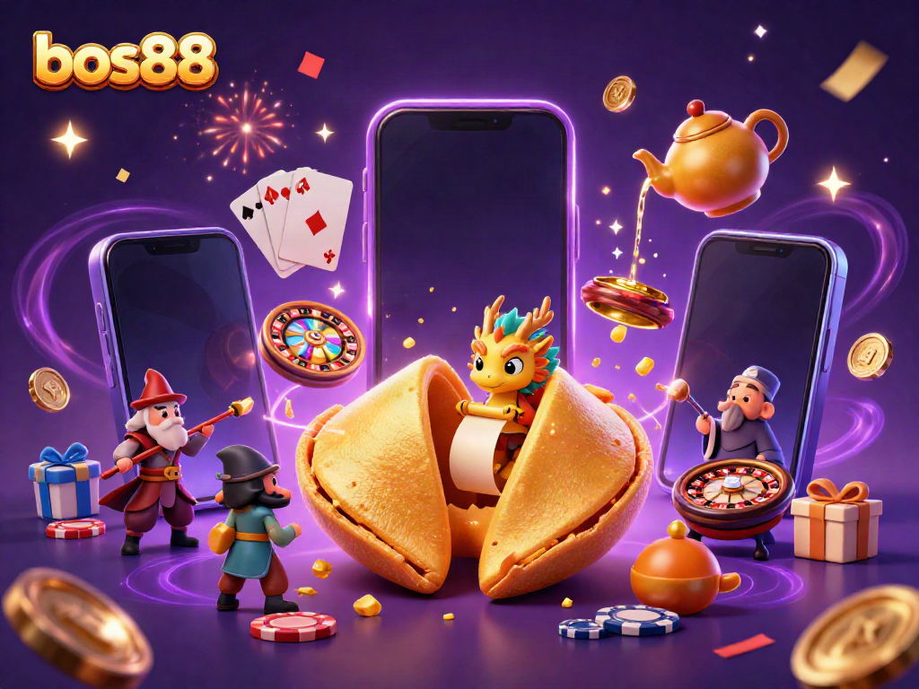 Experience luck and fortune at bos88 with colorful slot games and dynamic characters in a festive atmosphere.