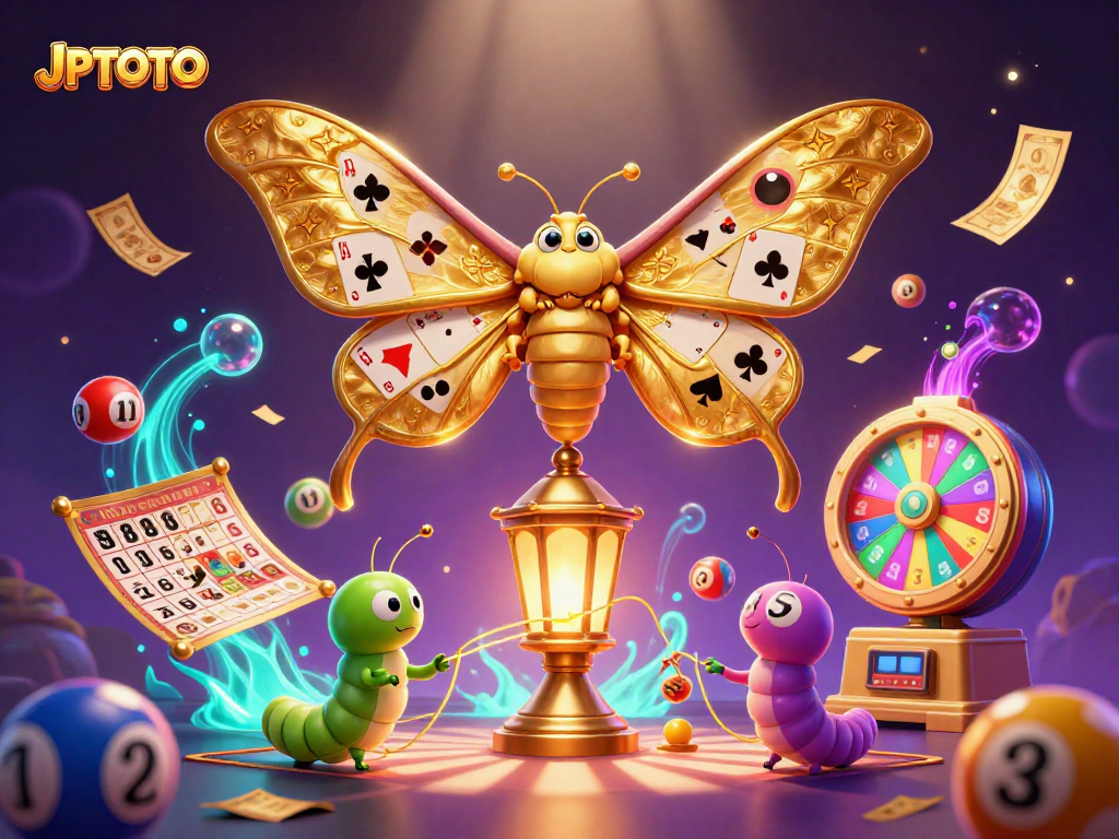 Experience JPTOTO's thrilling gaming world with majestic visuals of casino excitement.