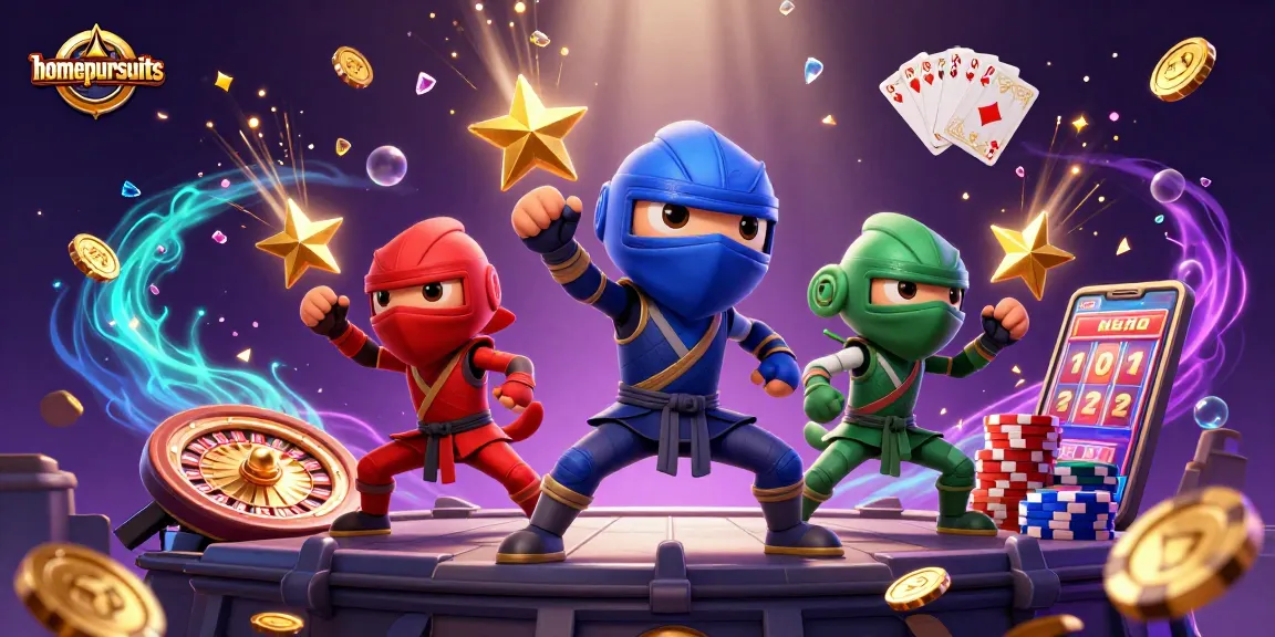 homepursuits mainkan slot dengan karakter ninja chameleon dalam ilustrasi 3D menarik