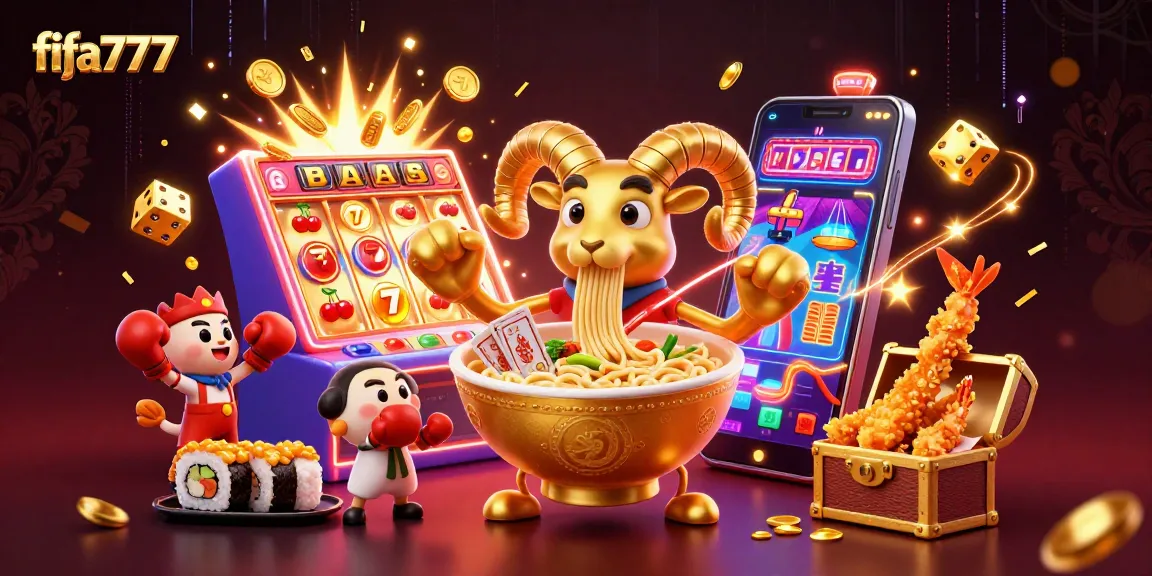 Engage in exciting gaming moments with fifa777 as vibrant characters and casino elements create a thrilling atmosphere.