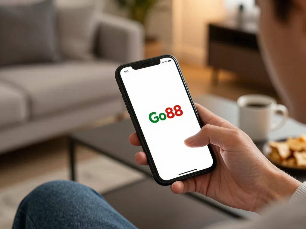 Tải Go88 app on smartphone for exciting online gaming experience.