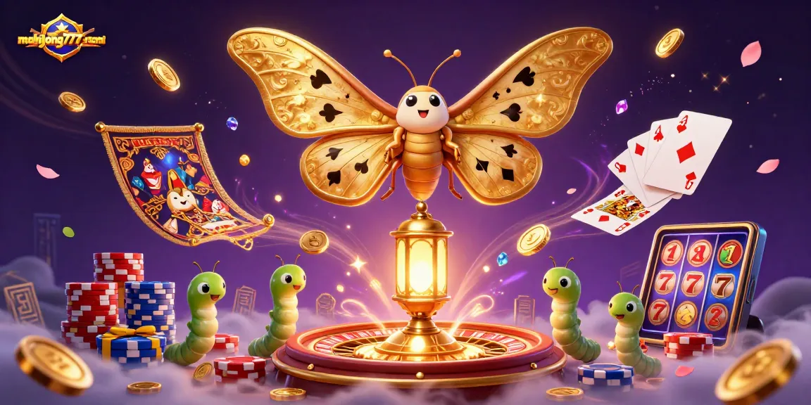 Experience the excitement of mahjong777-resmi with vibrant illustrations of games and jackpots.