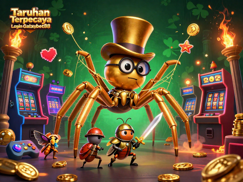 Experience dynamic gameplay with Taruhan Terpercaya Login Galaxybet88 featuring casino-themed characters and engaging visuals.