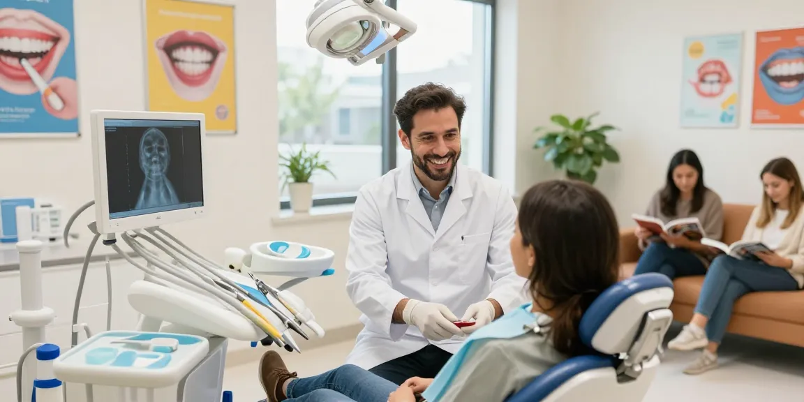 Dental clinic interaction where you can check out this site for a dentist appointment.