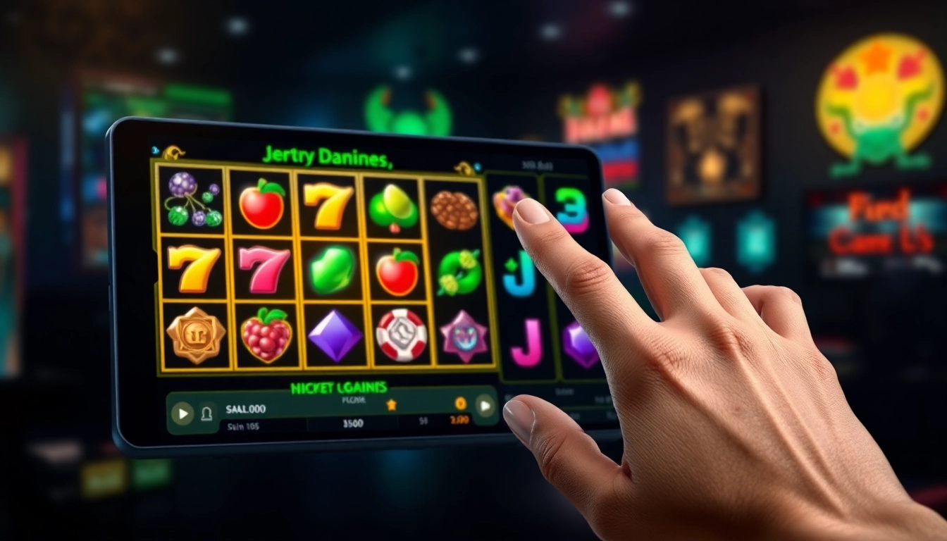 Exciting PG slot demo game interface displayed on a touchscreen device with vibrant graphics.