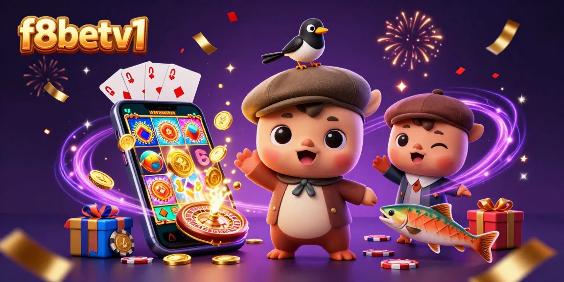 Join the fun at f8betv1 with vibrant slot gaming and playful characters in 3D.