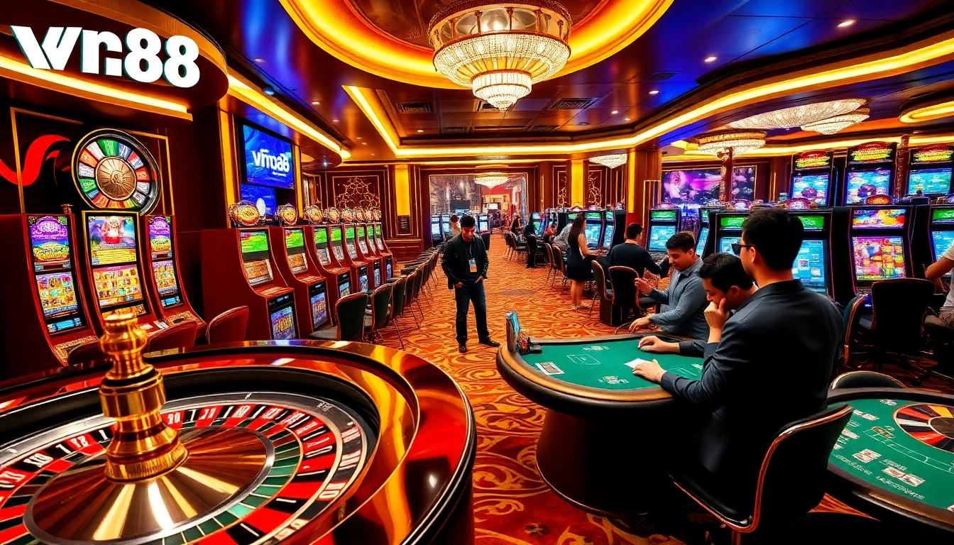 Experience the thrill of betting with VN88 at vibrant casino tables and exciting slot machines.