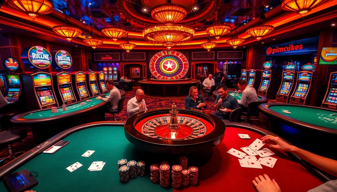 Exciting poker action at nhà cái mm88 with vibrant tables and players immersed in bets.