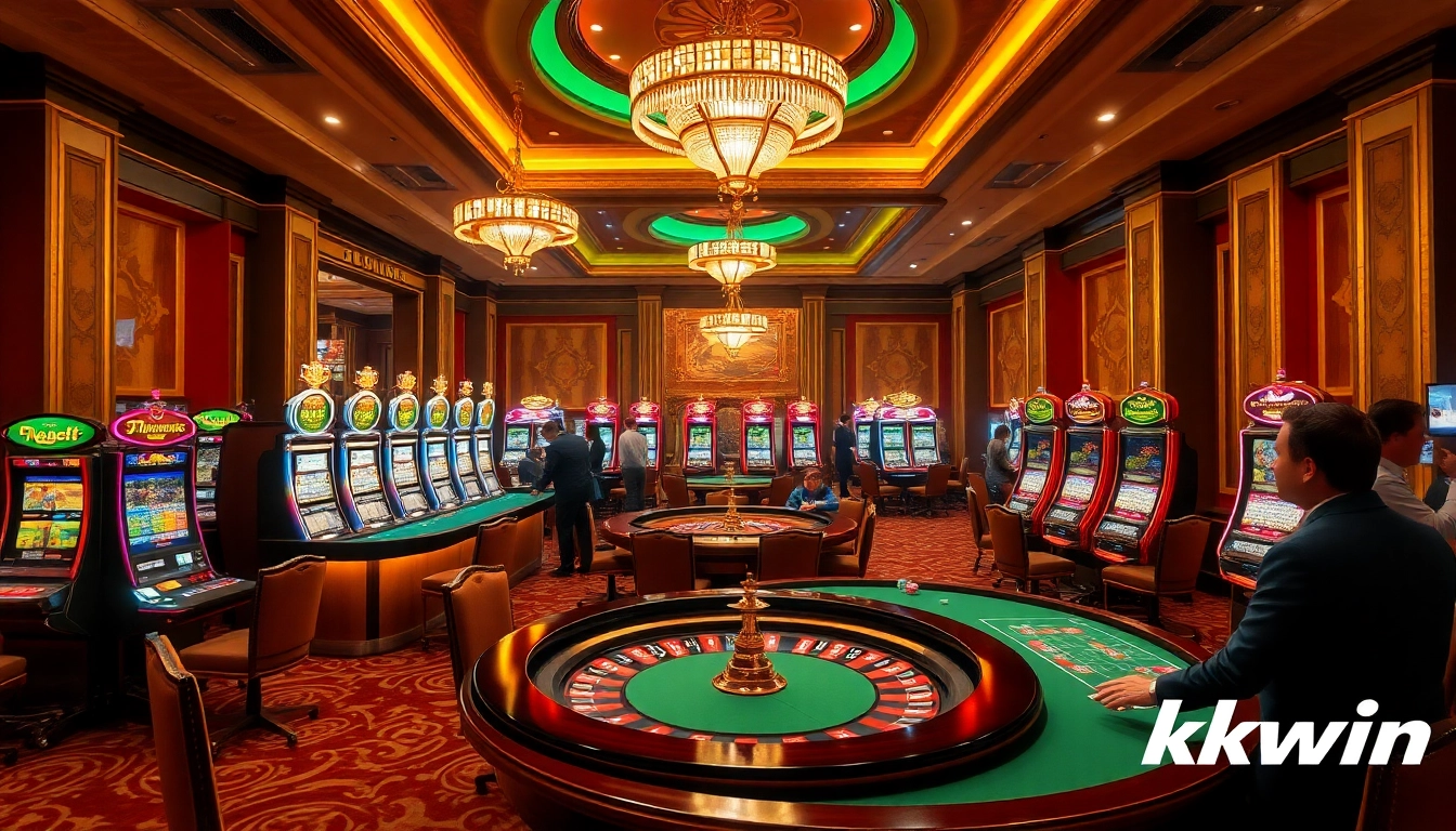 Join the excitement at kkwin with players engaging in thrilling casino games.