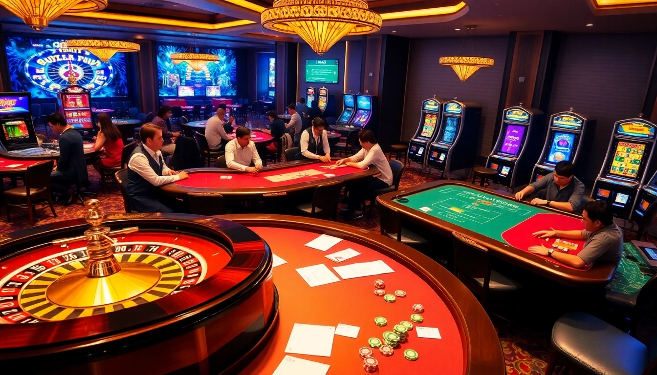 Engage in exciting gambling experiences at lc88 with vibrant casino elements and dynamic players.