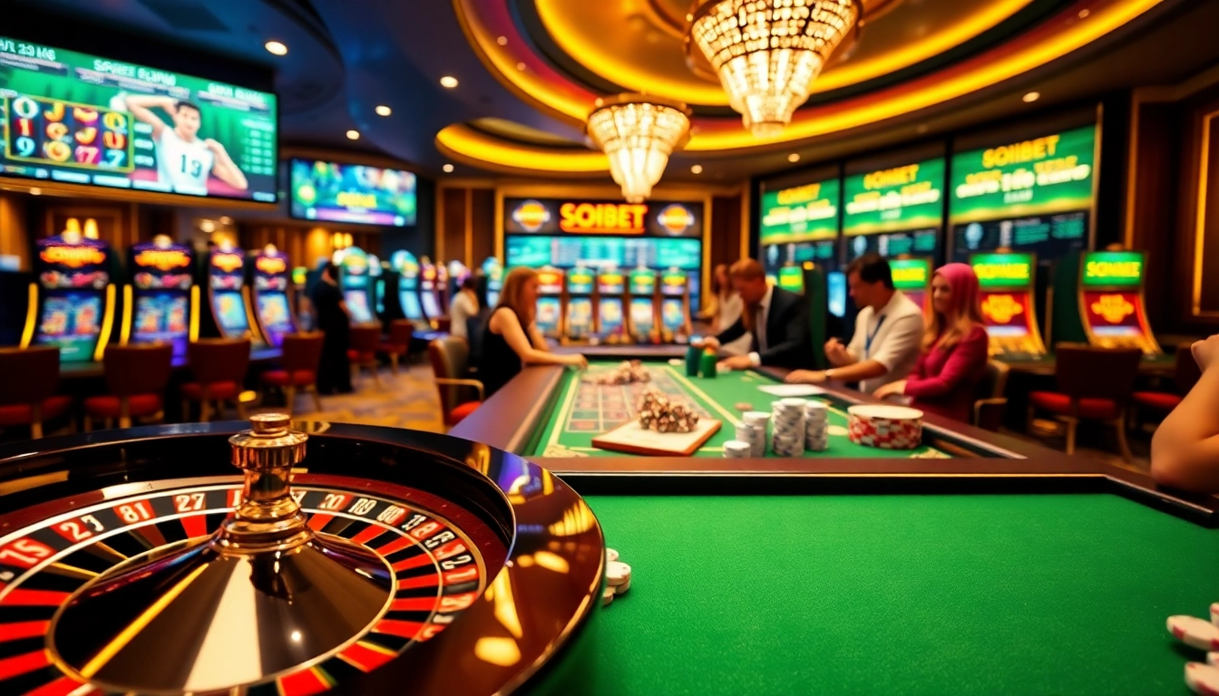 Experience thrilling games at เว็บ soibet with vibrant casino tables and engaging players.