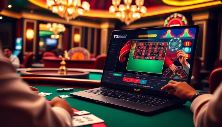 Experience thrilling casino gaming at tg88 with luxurious tables and dynamic slot machines.