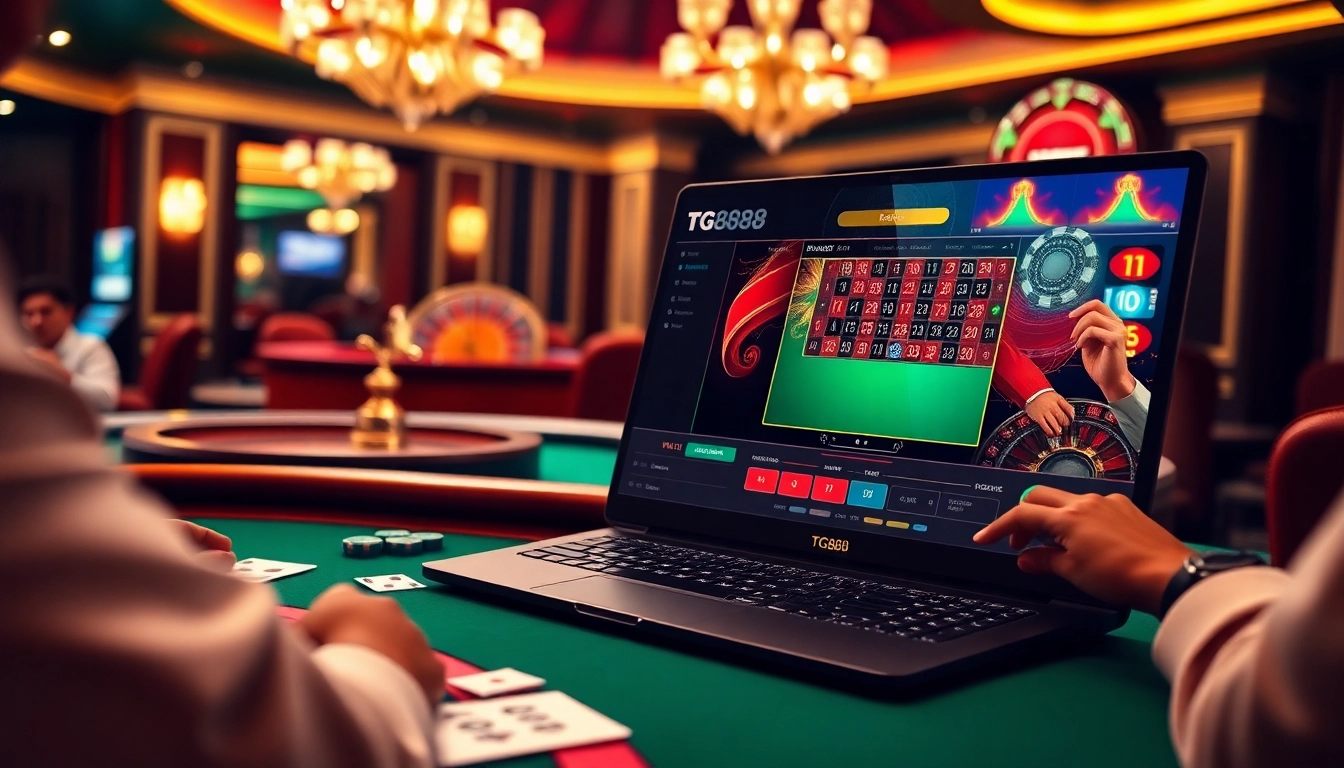 Experience thrilling casino gaming at tg88 with luxurious tables and dynamic slot machines.