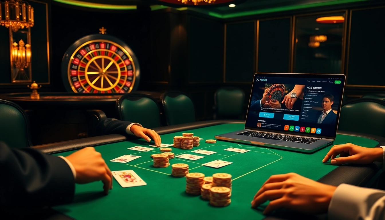 Experience thrilling gameplay at 79king with luxurious poker tables and upscale casino ambiance.