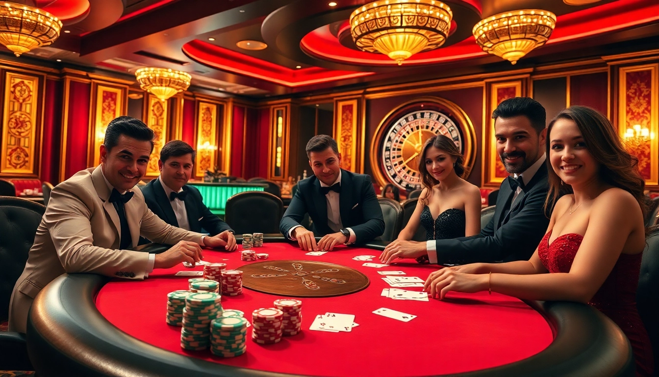 Experience a thrilling poker game at a luxury casino setting, featuring co88-themed elements.