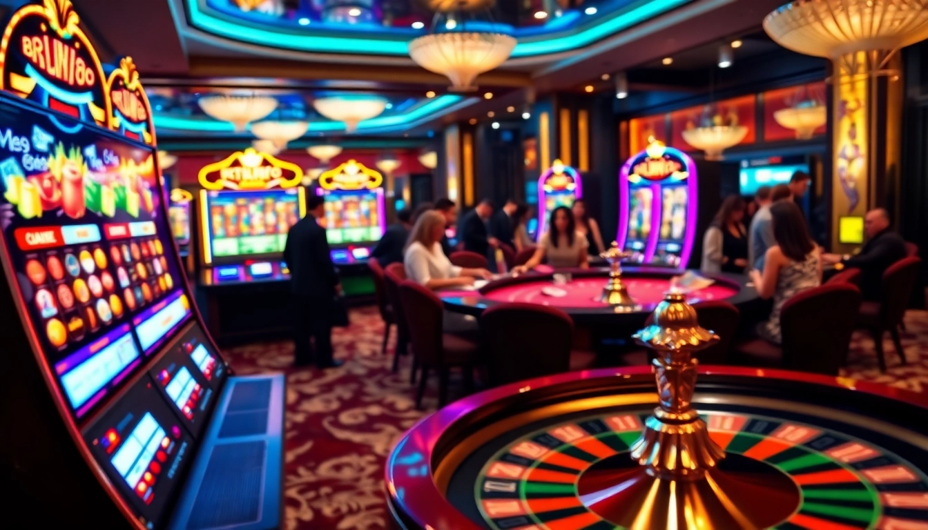 KTPJITU slot machines in a luxurious casino setting, highlighting thrilling gameplay and winning opportunities.
