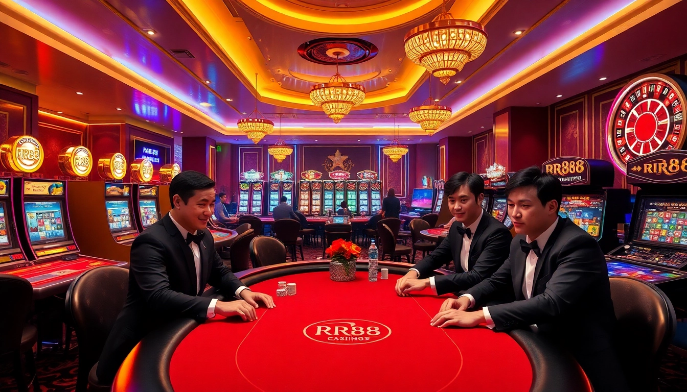 Experience the thrill of gambling at https://rr88.pizza/ with vibrant casino play, including poker tables and slot machines.
