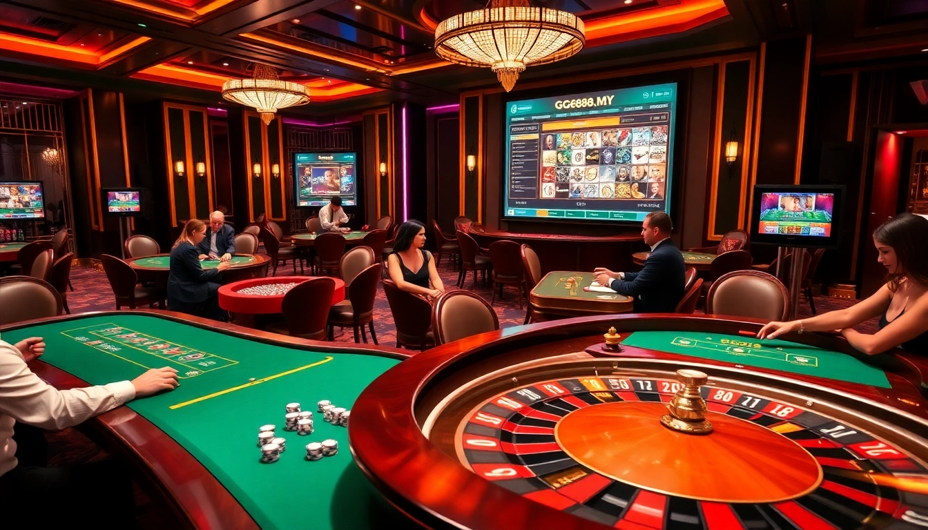 Experience thrilling online games at https://gg88.my/ with vibrant casino visuals and engaging players.