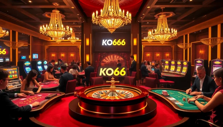 Thưởng thức sự hồi hộp tại KO66 với các trò chơi casino sang trọng và hành động roulette sôi động.