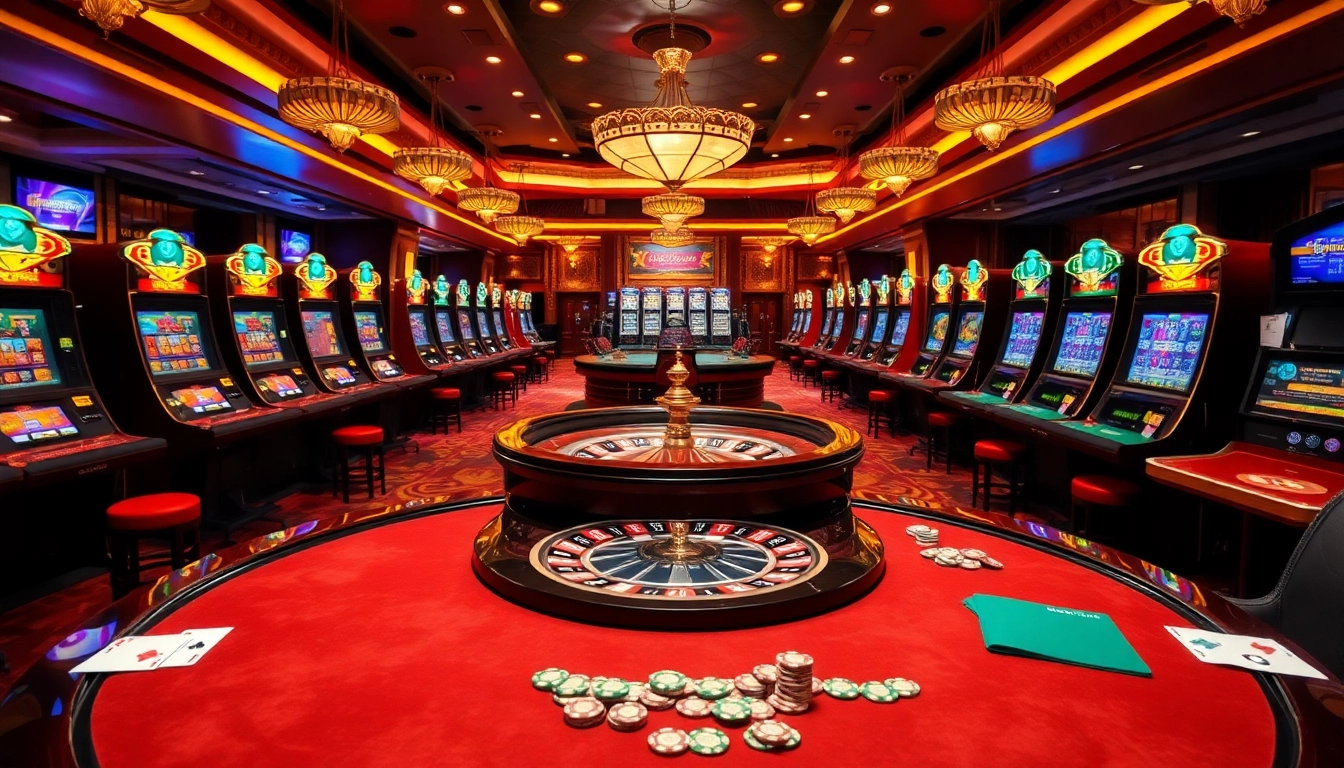 Experience the excitement of GG88 casino gaming with poker chips and tables.
