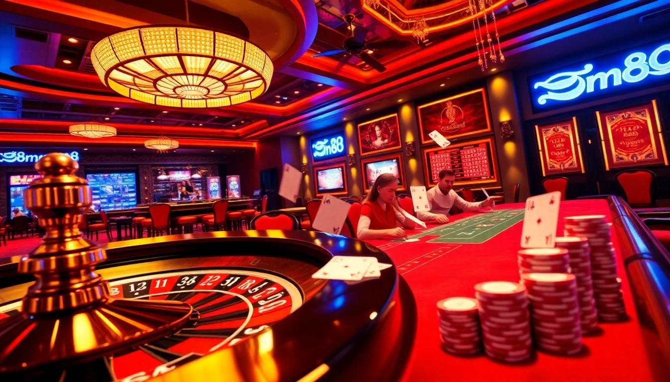 Experience high-stakes gambling at the NK88 casino with thrilling roulette and poker action.