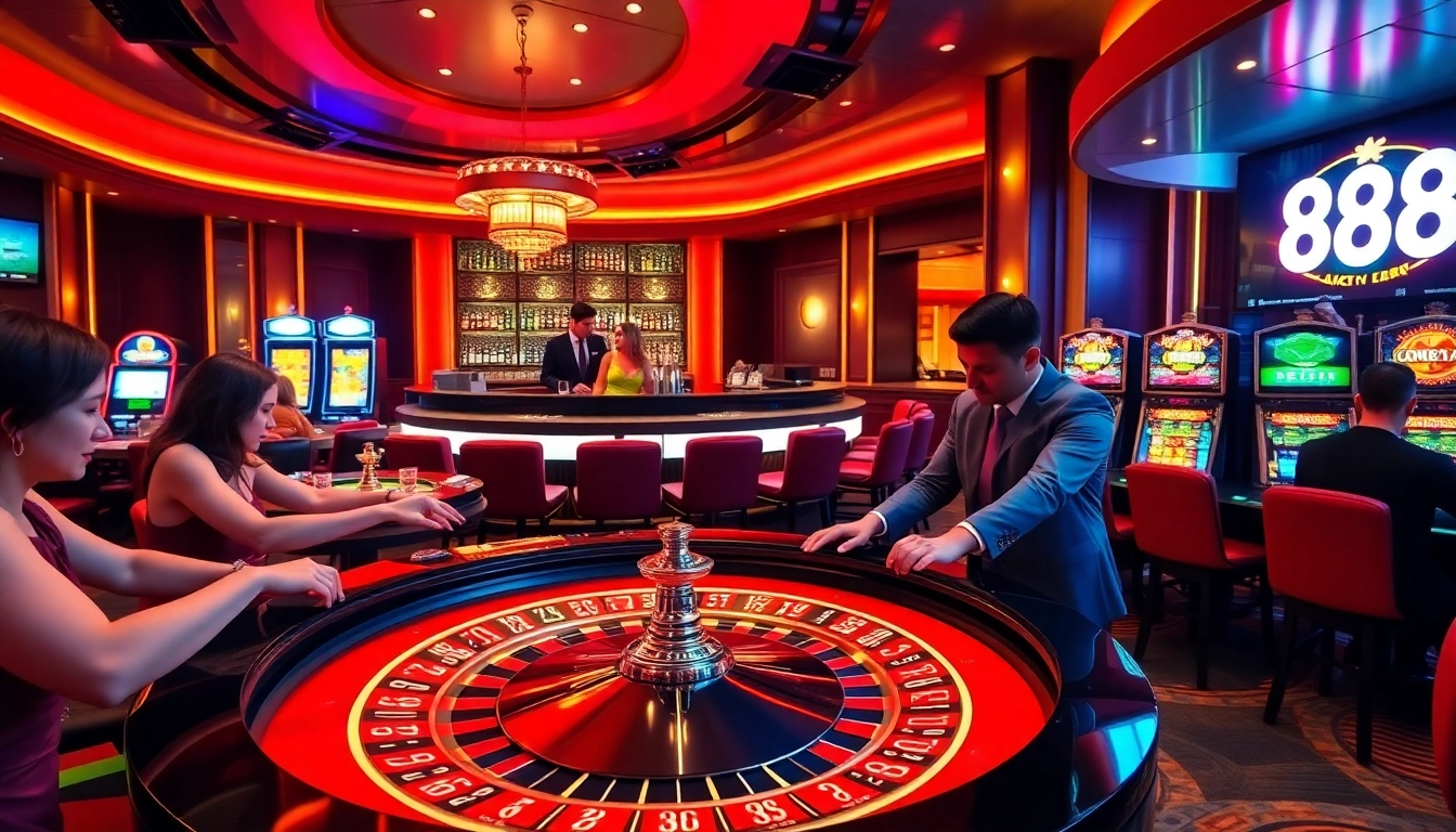 Experience the thrill of gaming at Lucky88 with vibrant casino action and exciting slot machines.