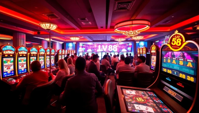 Experience the excitement of LV88's online gaming and casino offerings.