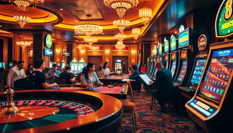 Kqxs lottery enthusiasts celebrating their winnings at a luxurious casino table.