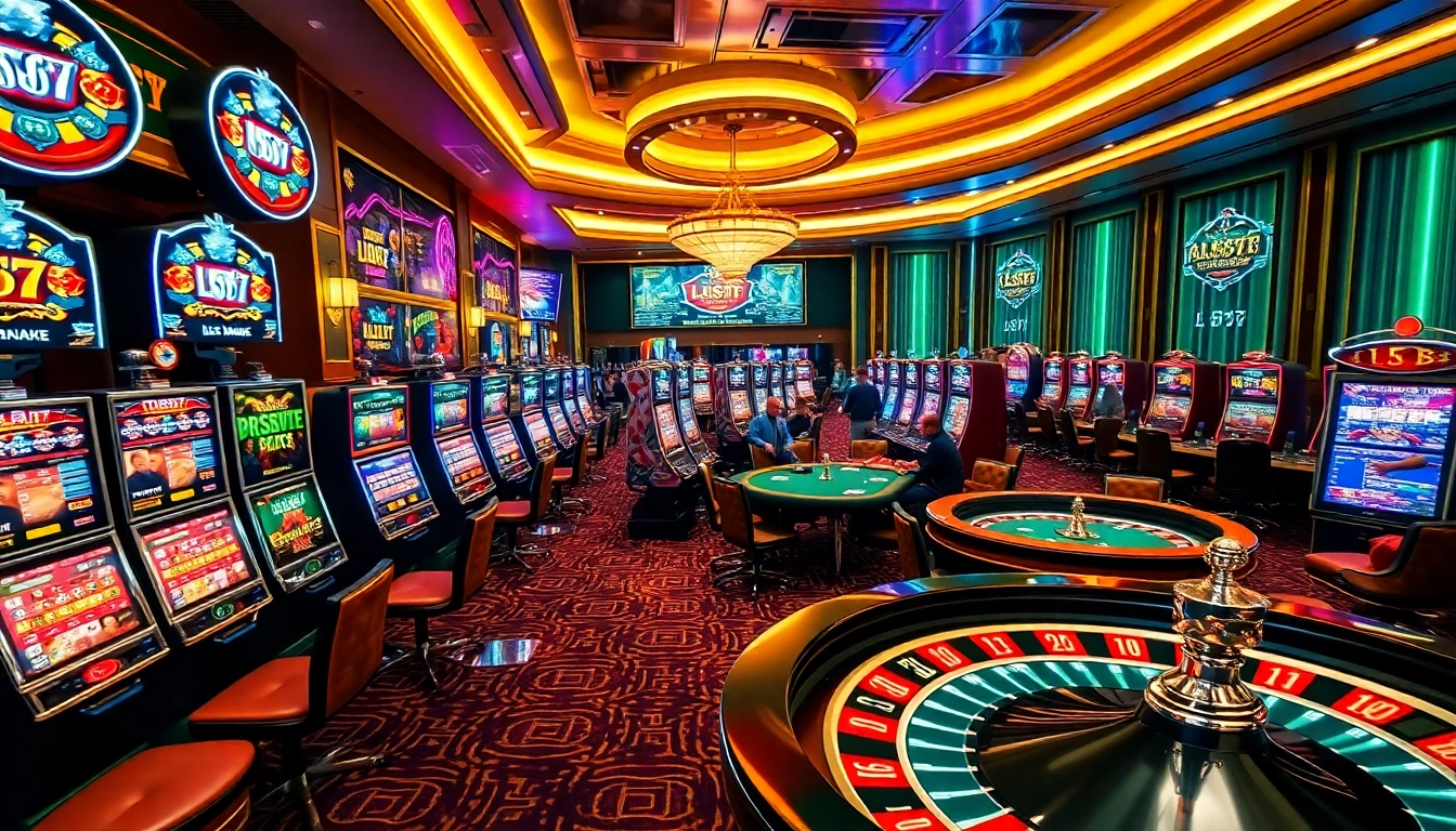 L567 casino slot machines and gaming tables create an exciting atmosphere for players.