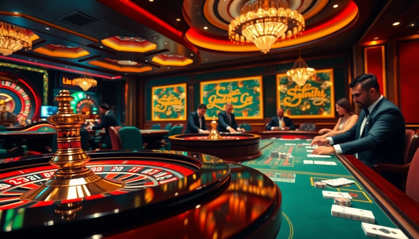 Experience high-stakes gaming with https://luck882.co.com/, featuring roulette and blackjack tables.