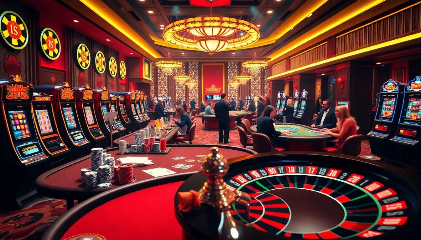 XX88 casino experience with vibrant tables and engaging gameplay showcasing excitement.