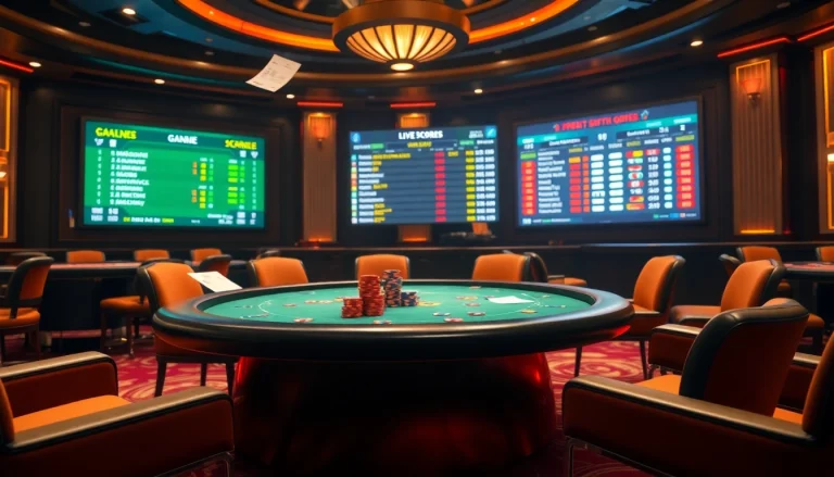 Betting on thrilling moments with 7m trực tuyến nhanh nhất in a vibrant casino scene.