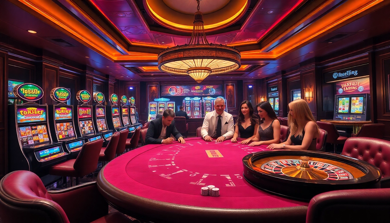 Experience thrilling gaming at hz88.life with vibrant casino tables and lively players.