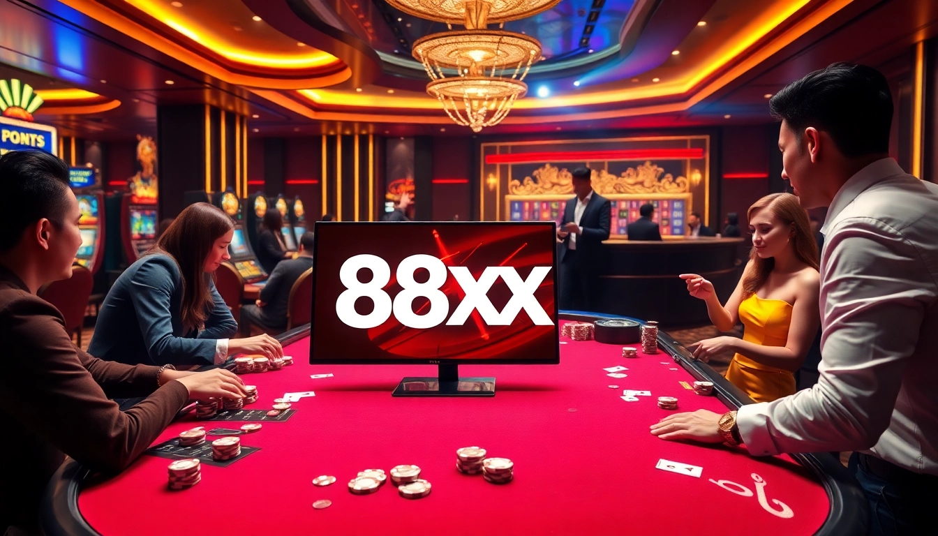 Experience the thrill of winning at 88xx with exciting casino games, vibrant atmosphere, and luxury.