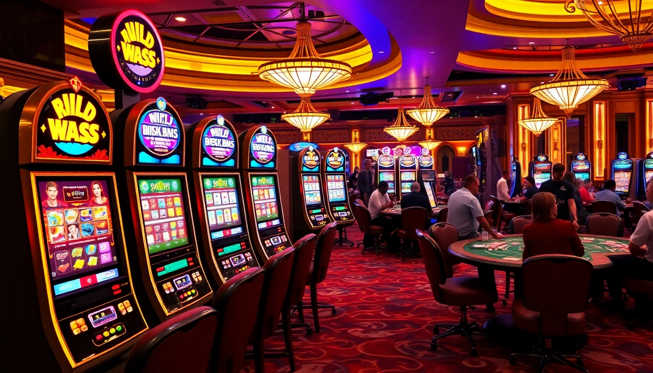 Experience the thrill of idnslot machines in a luxurious casino environment filled with excitement.
