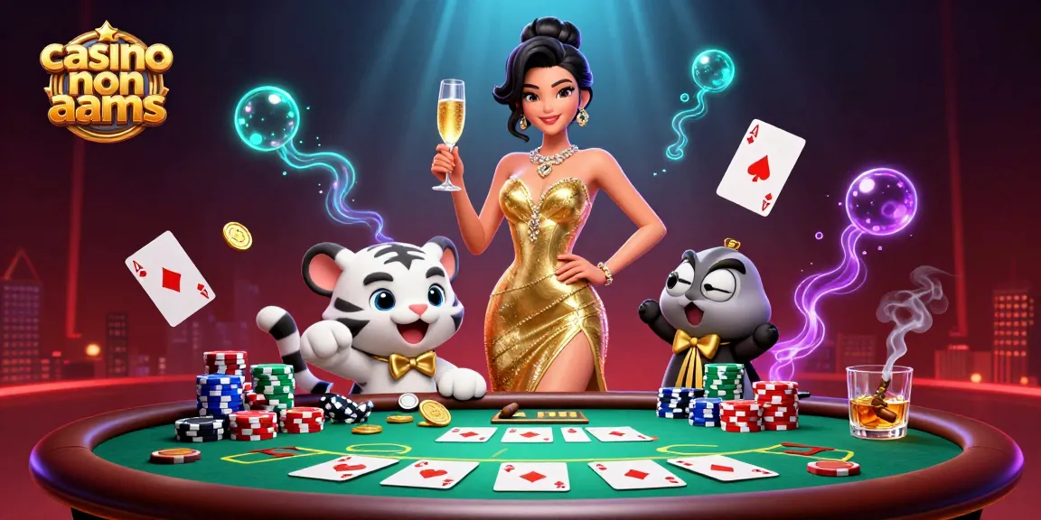 Vivi un'azione emozionante con i casino non aams in una scena vibrante che presenta una donna glamour e un fortunato cucciolo di tigre.