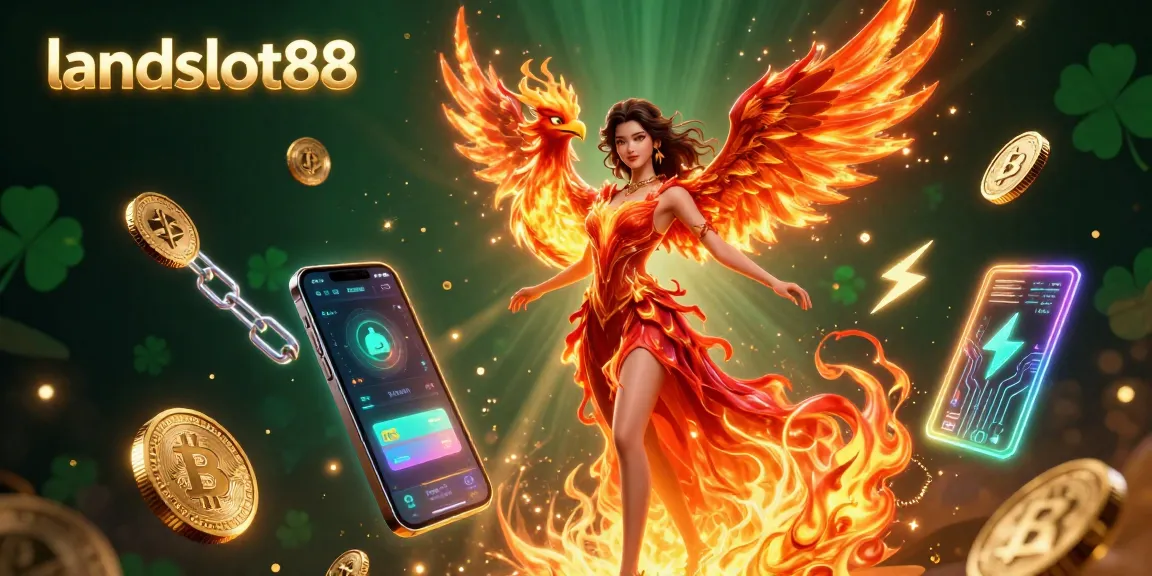 Experience excitement with landslot88 through vibrant 3D illustration showcasing live casino thrills.