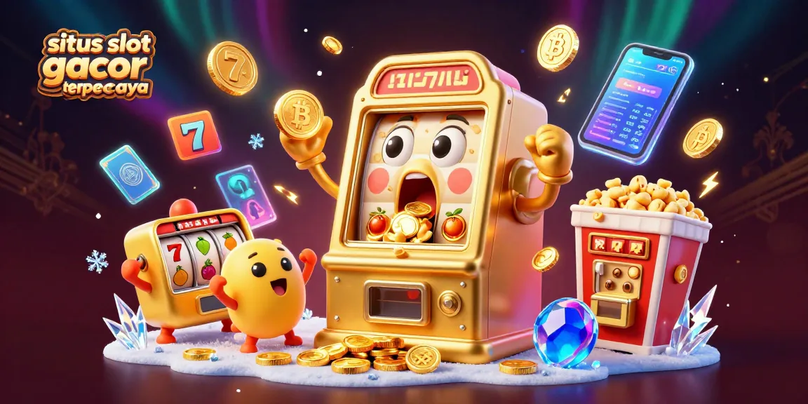 Genggam kemenangan besar dengan situs slot gacor terpercaya dan mesin slot yang mengeluarkan koin emas.