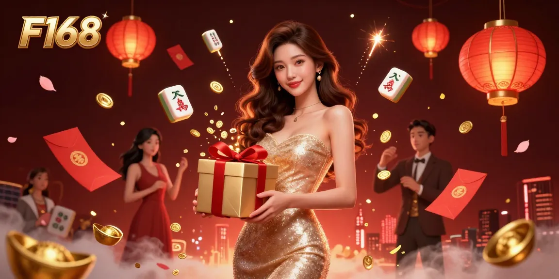 Experience the festive vibes at F168 with stunning visuals, explore exciting gambling opportunities!