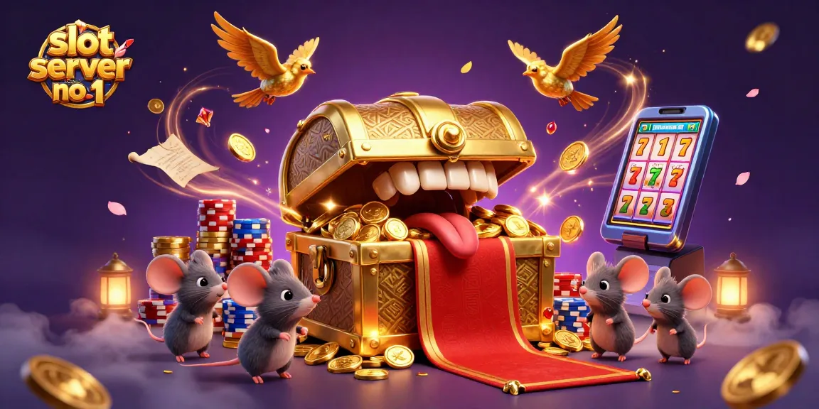 Engage with slot server thailand no 1 in this vibrant 3D scene featuring exciting jackpot reels and colorful casino elements.