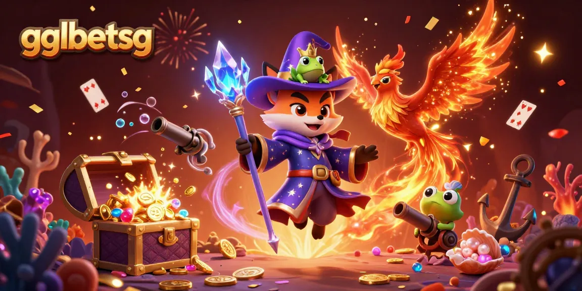 gglbetsg offers thrilling esports betting action with a mystical wizard and magical elements.