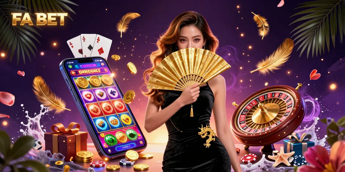 Engage with FA BET's stunning online casino experience featuring vibrant 3D visuals, slot games, and winning excitement.