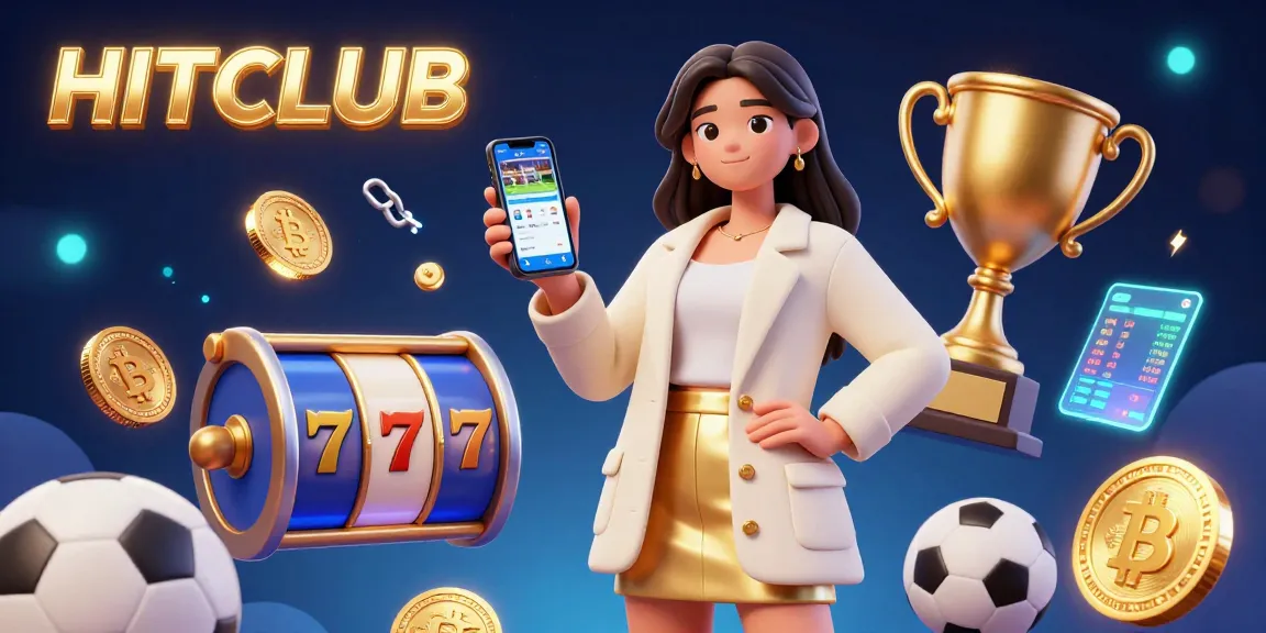 Engage with HITCLUB's vibrant gambling app, showcasing dynamic slots and crypto elements for enhanced betting experience.